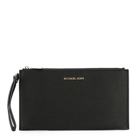 michael kors mercer cluch|Michael Kors Mercer Large Zip Clutch .